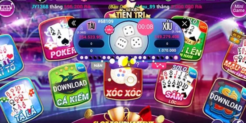 Danh sách Game bài đổi thưởng nạp bằng SMS